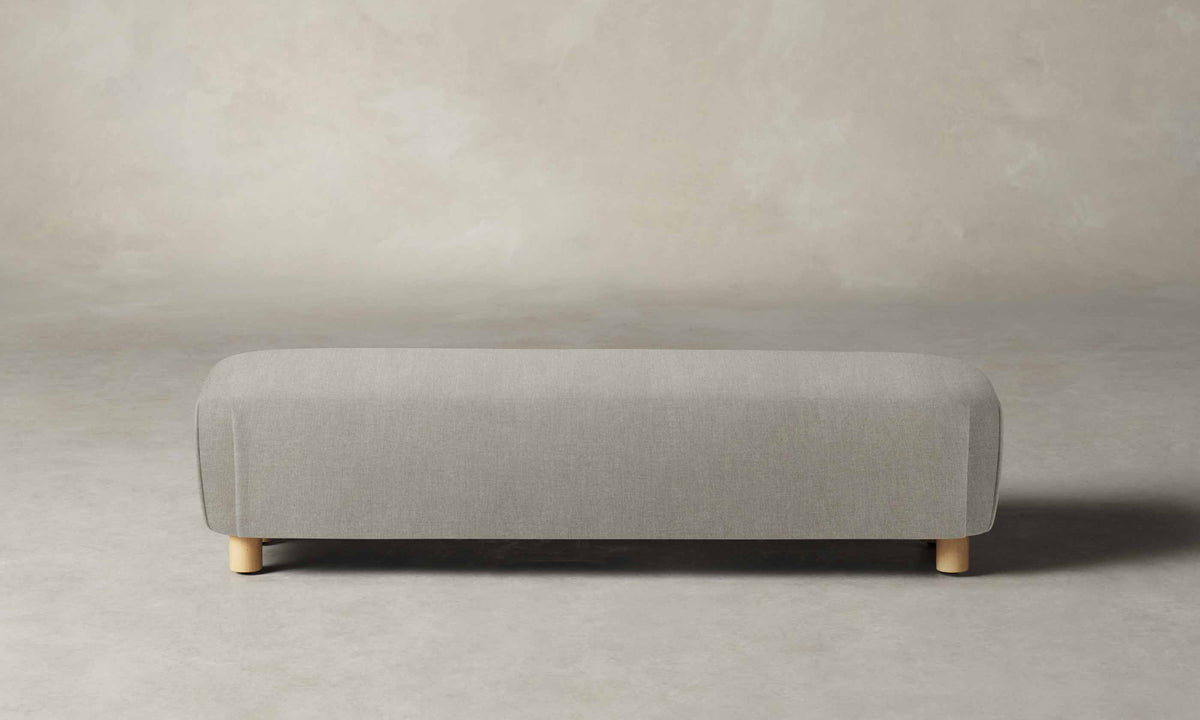 The Perry Bench - Performance Tweed Oatmeal