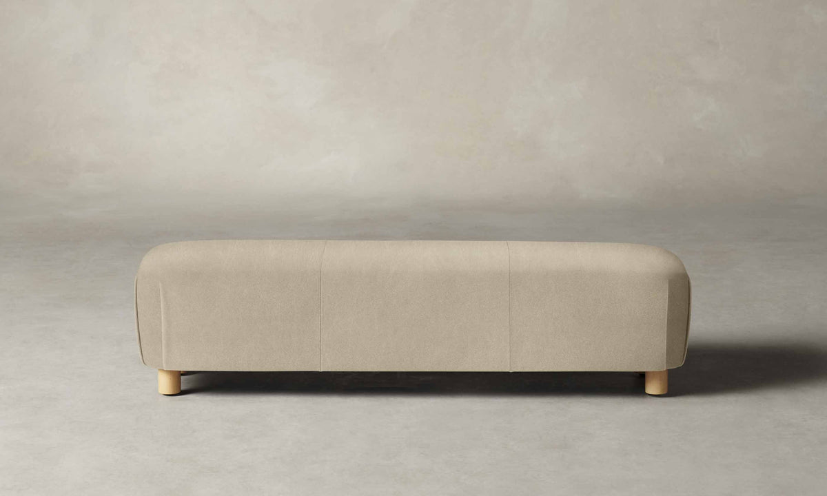 The Perry Bench - Tuscan Leather Bisque