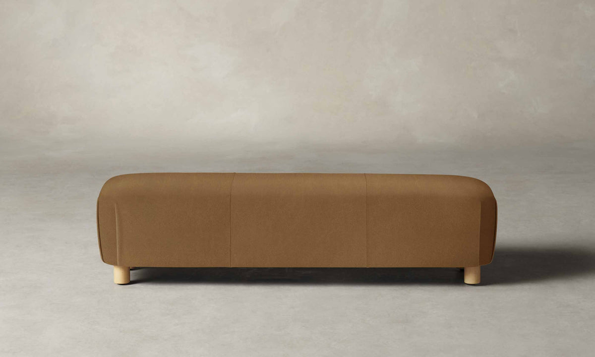 The Perry Bench - Tuscan Leather Camel