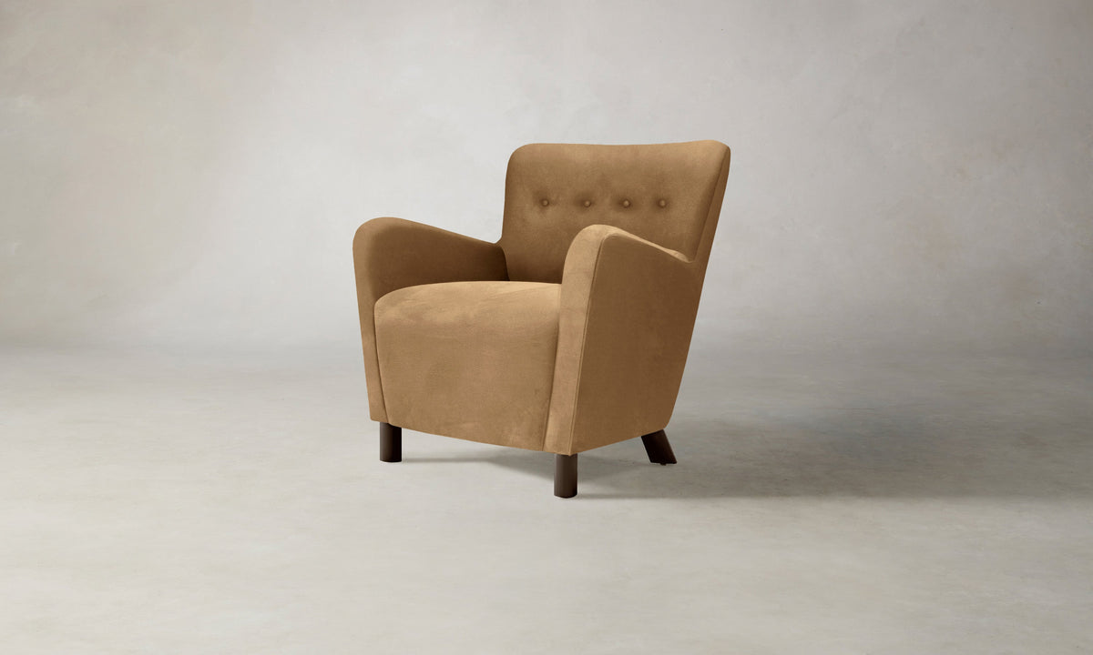 The Perry Chair - Nubuck Leather Rye