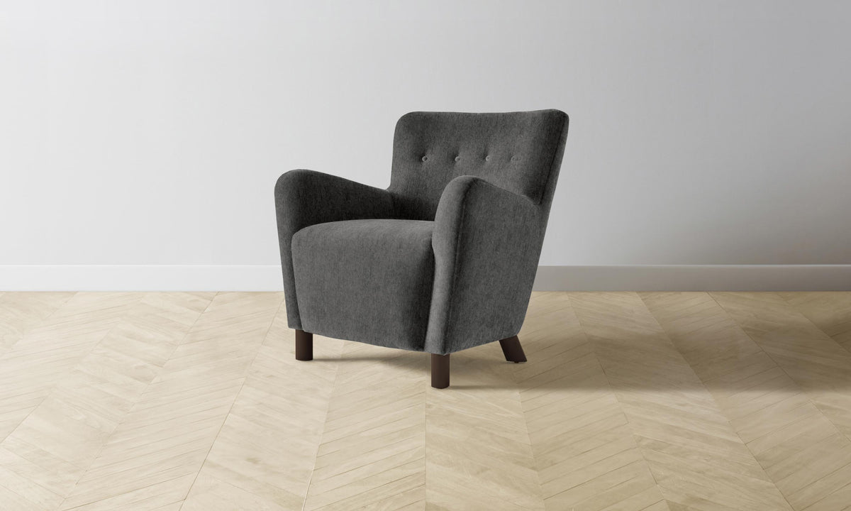 The Perry Chair - Performance Tweed Char