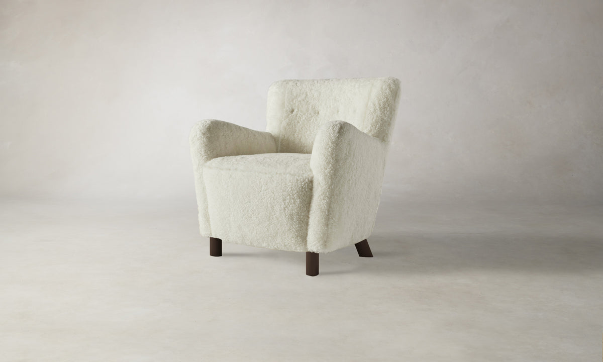 The Perry Chair - Shearling Ivory