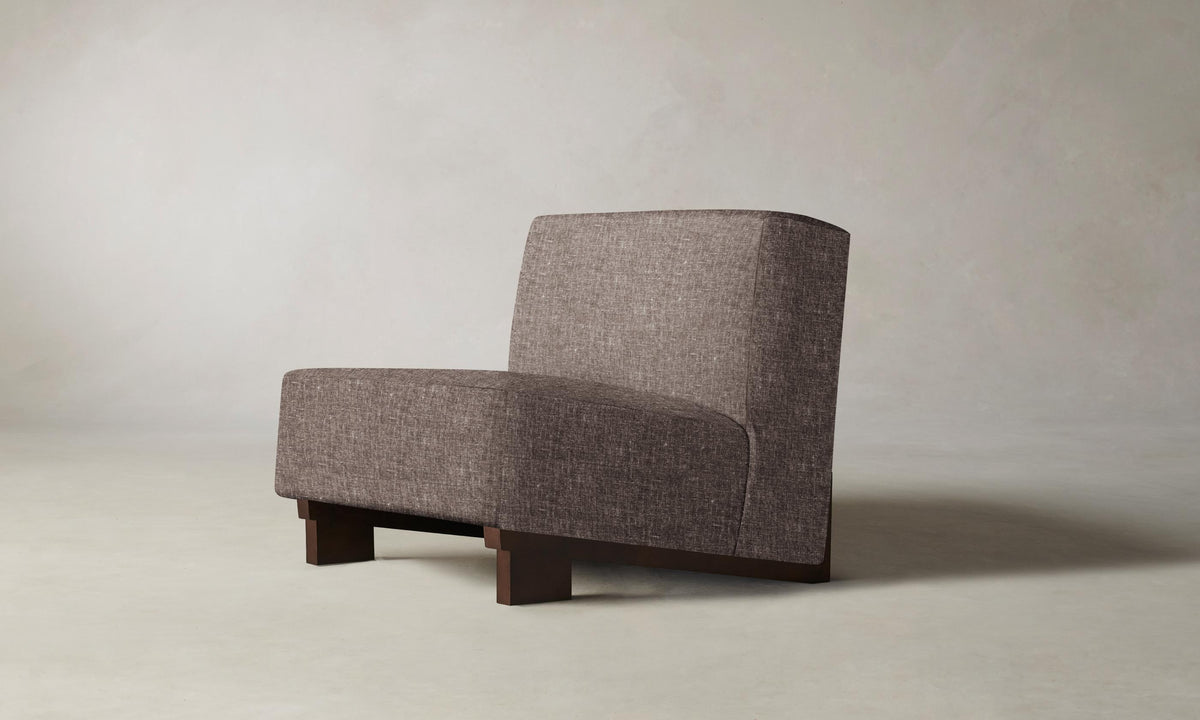 The Remsen Chair - Heritage Belgian Linen Carob