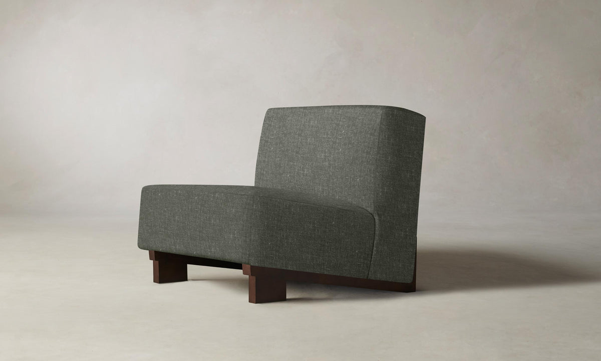 The Remsen Chair - Heritage Belgian Linen Thyme