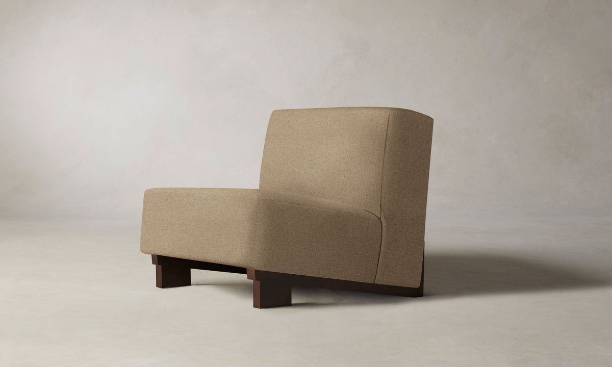 The Remsen Chair - Italian Brushed Wool Fox