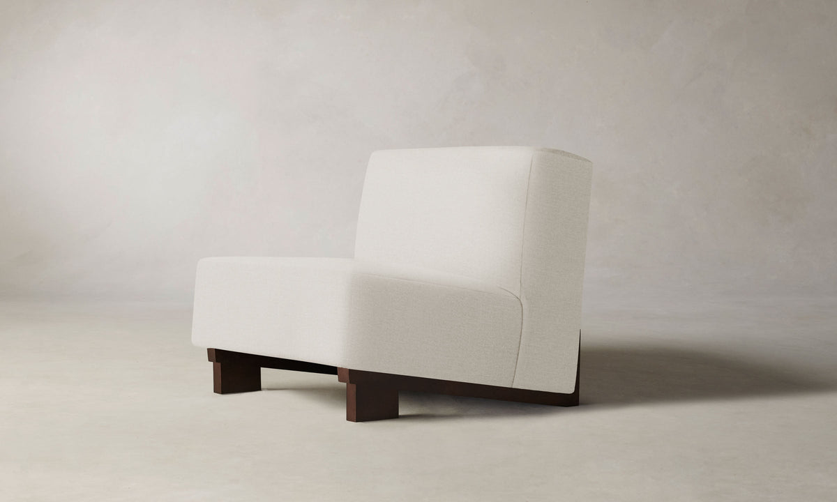 The Remsen Chair - Italian Brushed Wool Vanilla