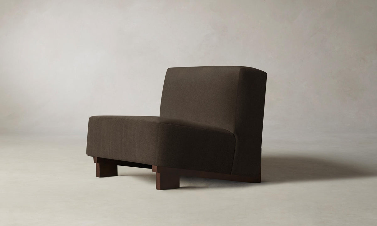 The Remsen Chair - Mohair Mink