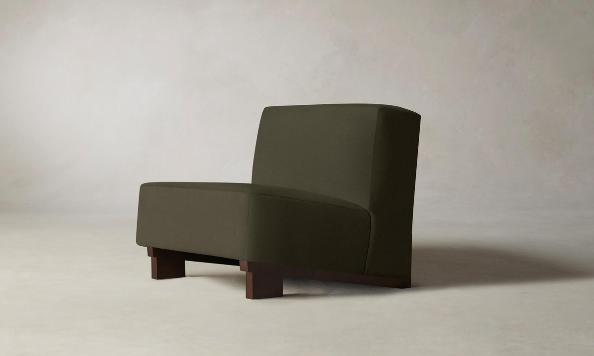 The Remsen Chair - Pebbled Leather Truffle