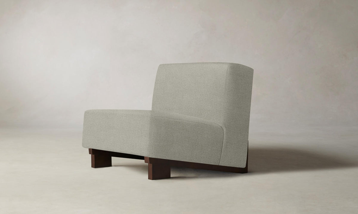 The Remsen Chair - Performance Mélange Weave Flint