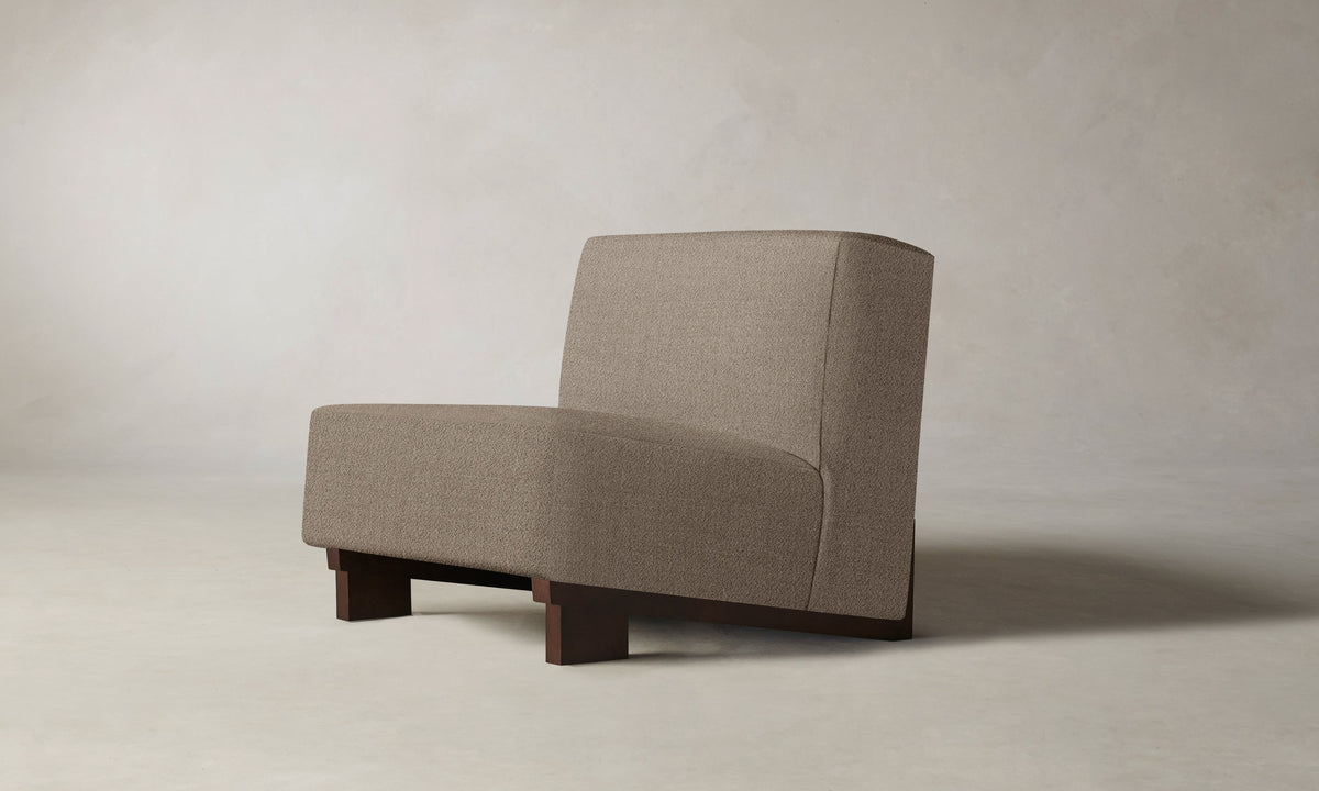 The Remsen Chair - Performance Textural Weave Earthen