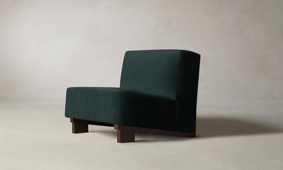 The Remsen Chair - Performance Velvet Emerald