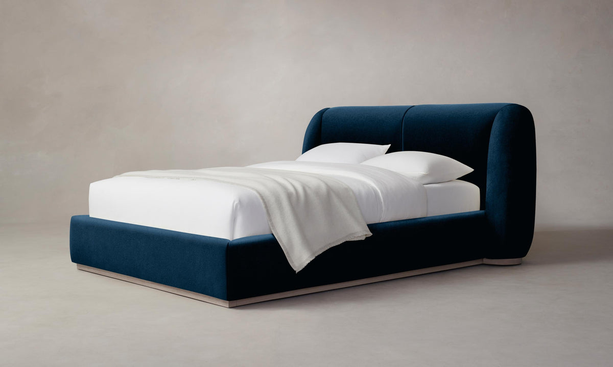 The Smith Bed - Mohair Admiral
