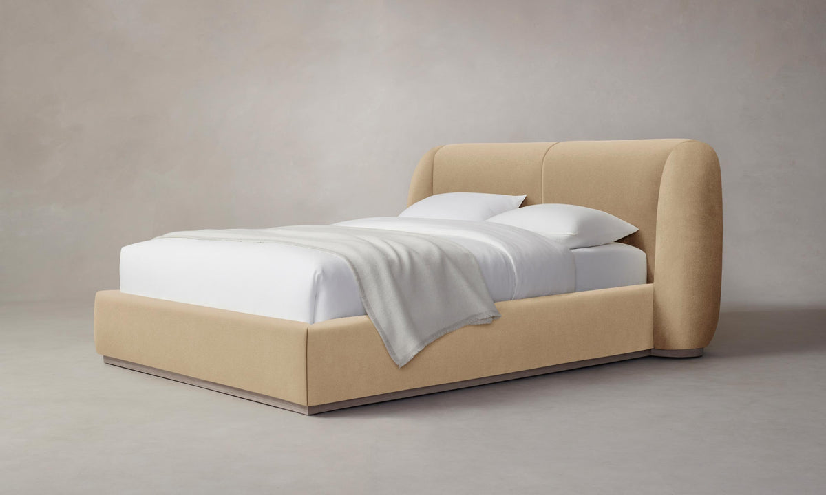 The Smith Bed - Mohair Almond