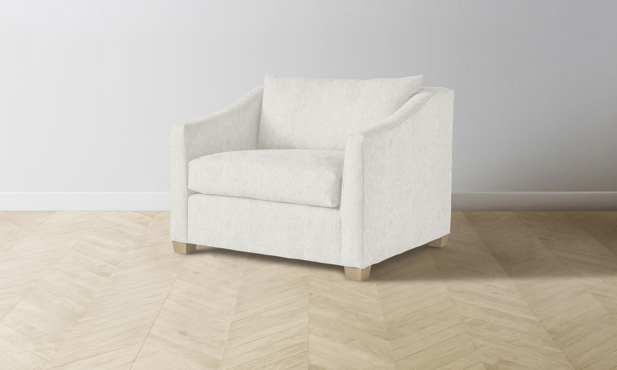 The Sullivan Chair-and-a-Half - Performance Tweed Salt