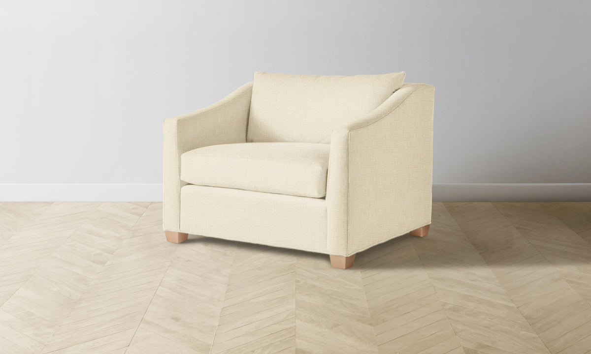 The Sullivan Chair-and-a-Half - Performance Woven Chenille Desert