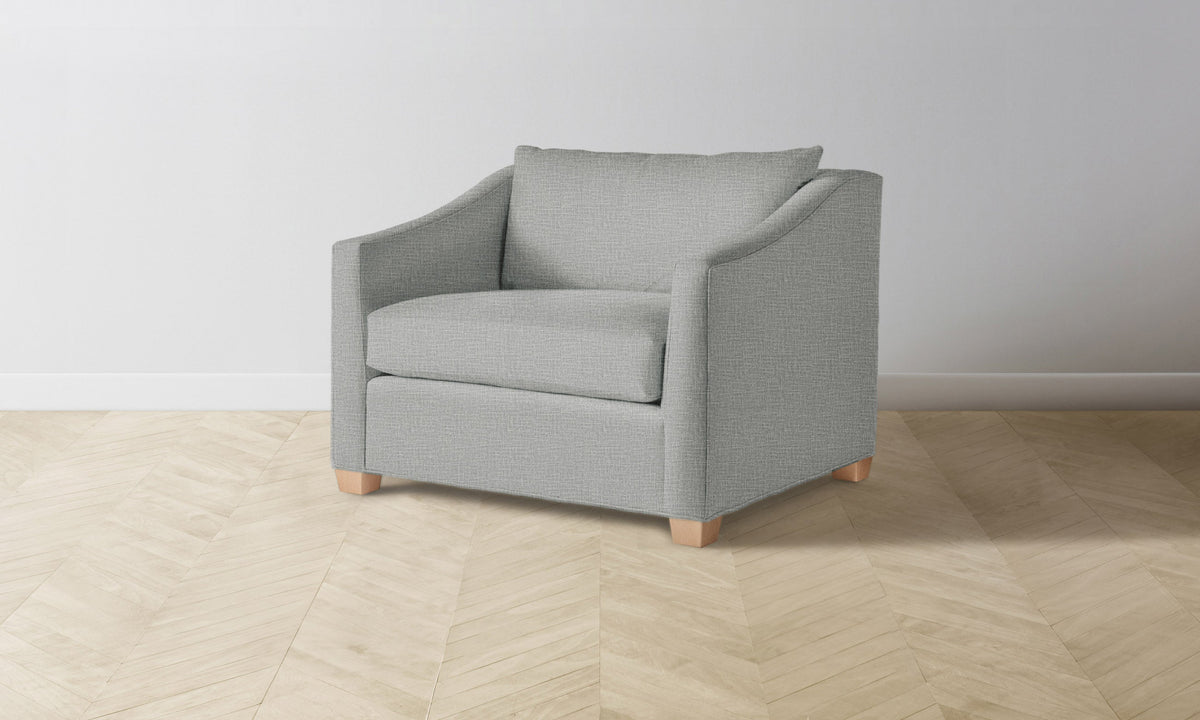 The Sullivan Chair-and-a-Half - Performance Woven Chenille Rain
