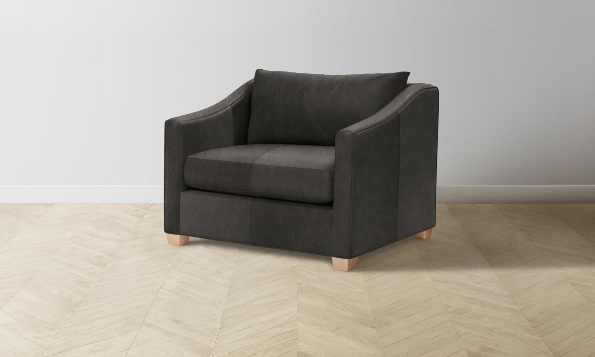The Sullivan Chair-and-a-Half - Tuscan Leather Seal