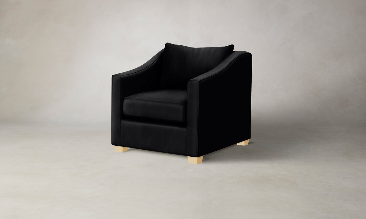 The Sullivan Chair - Costa Leather Jet