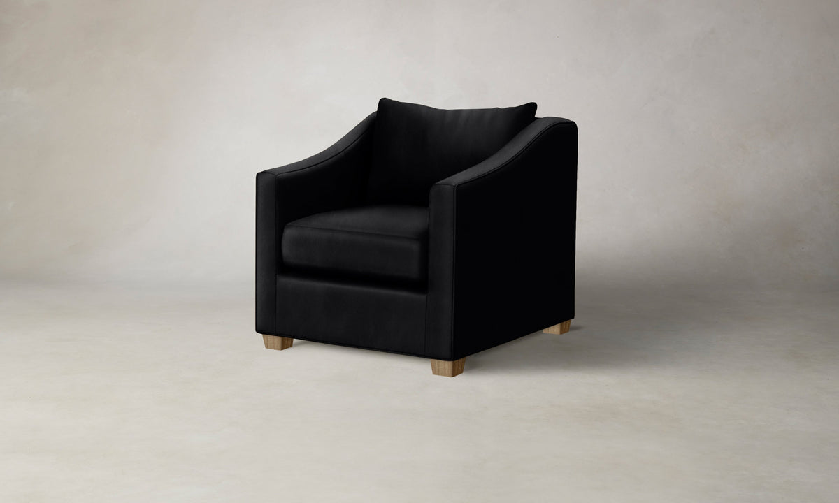 The Sullivan Chair - Costa Leather Jet