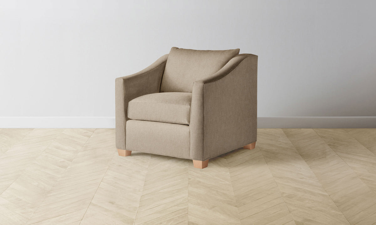 The Sullivan Chair - Italian Brushed Wool Fox