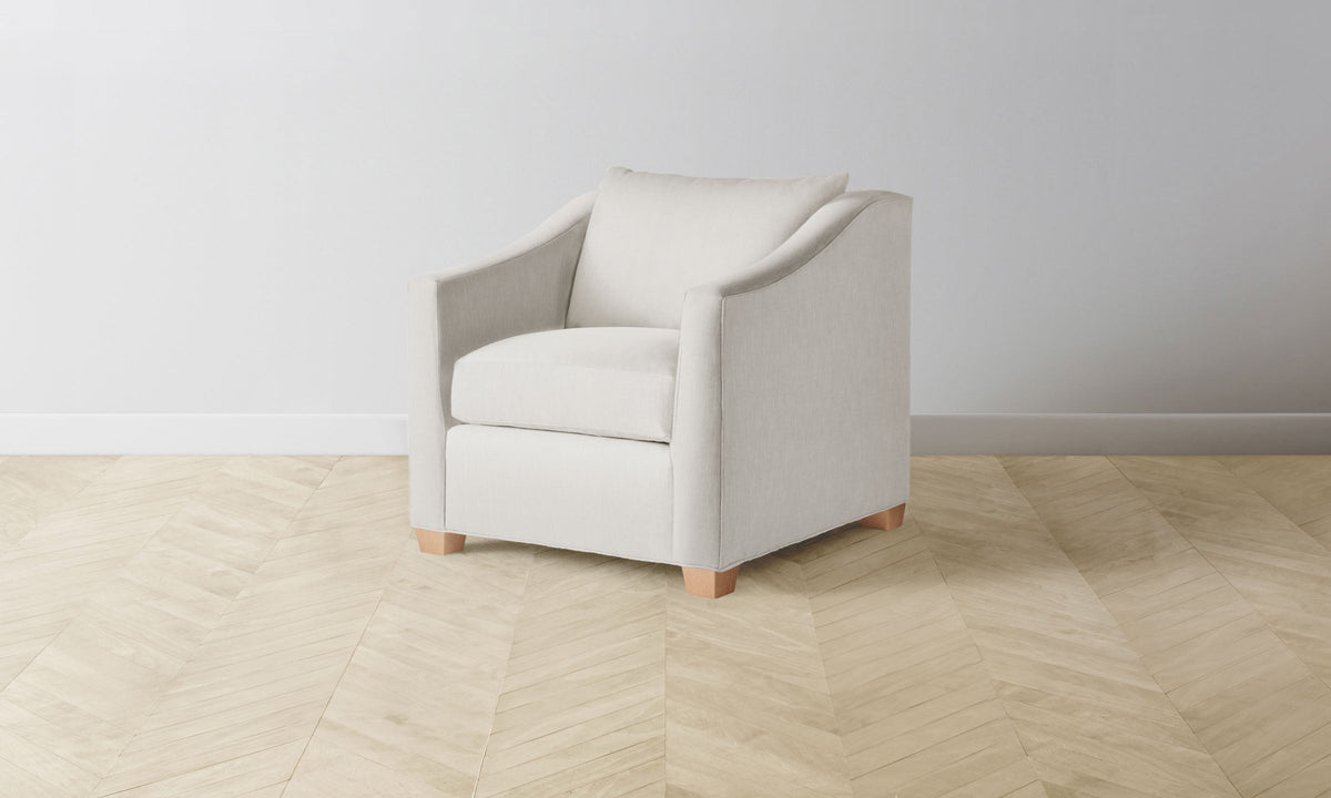 The Sullivan Chair - Italian Brushed Wool Vanilla