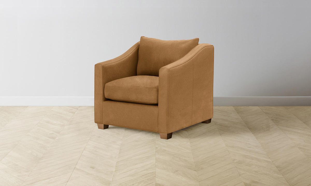 The Sullivan Chair - Nubuck Leather Saddle