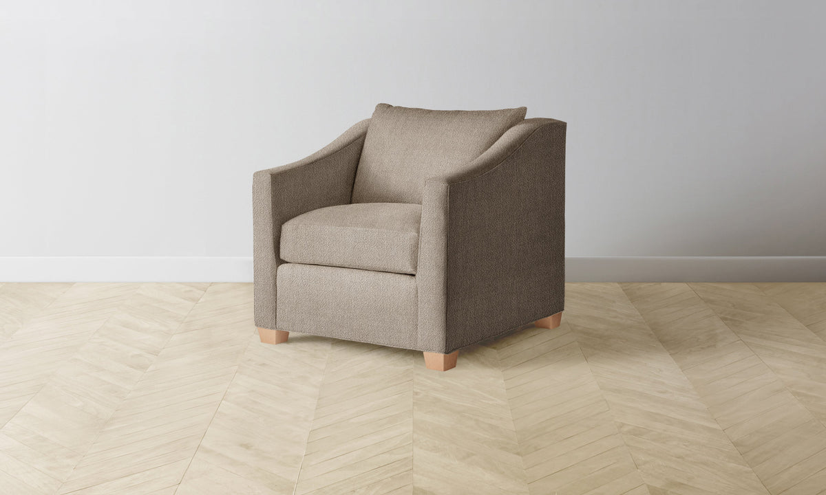 The Sullivan Chair - Performance Textural Weave Earthen