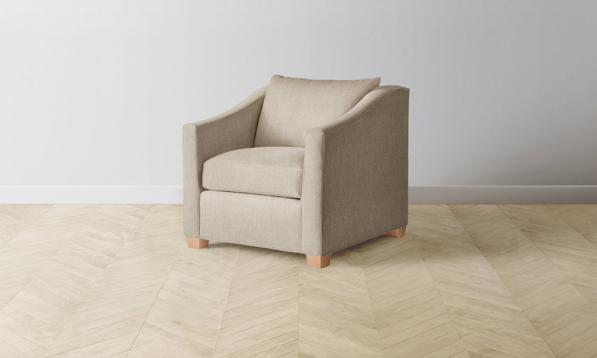 The Sullivan Chair - Performance Textural Weave Savanna