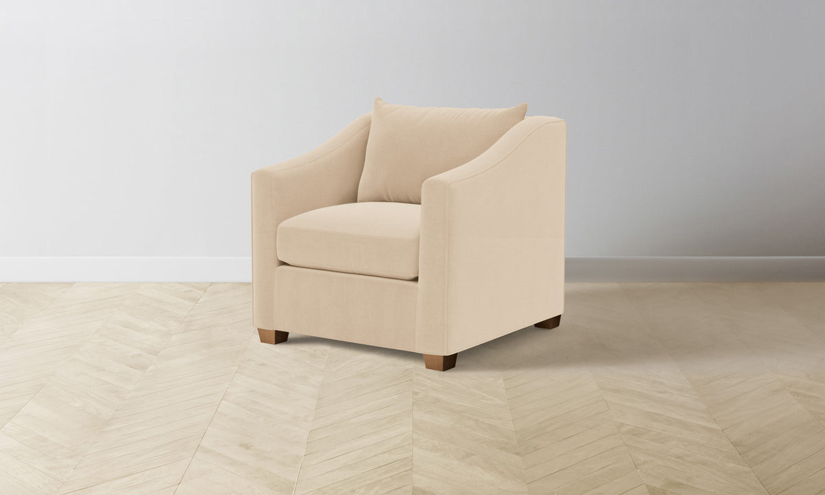 The Sullivan Chair - Performance Velvet Butter