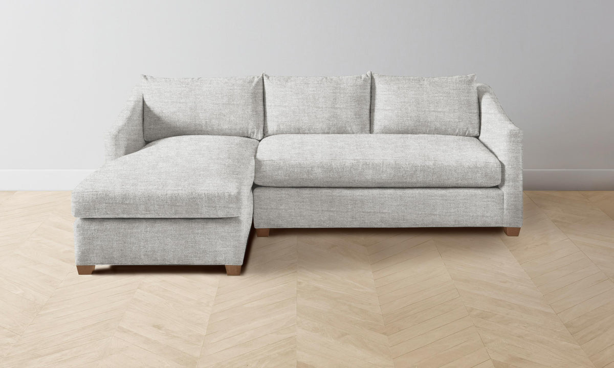 The Sullivan Sectional - Performance Woven Chenille Steel