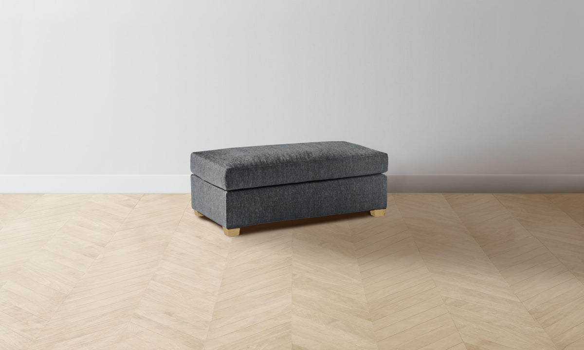 The Sullivan Ottoman - Performance Tweed Smoke