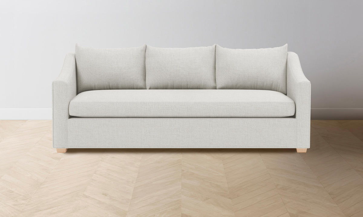 The Sullivan Sofa - Heritage Belgian Linen Egret