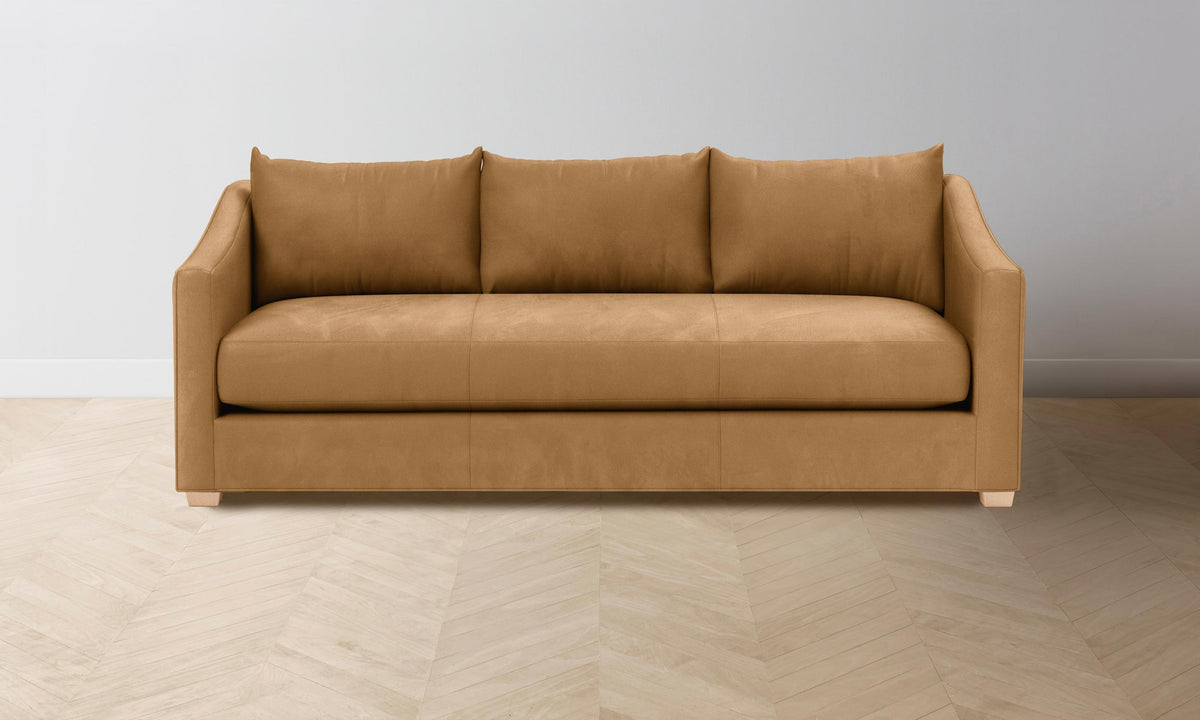 The Sullivan Sofa - Nubuck Leather Saddle