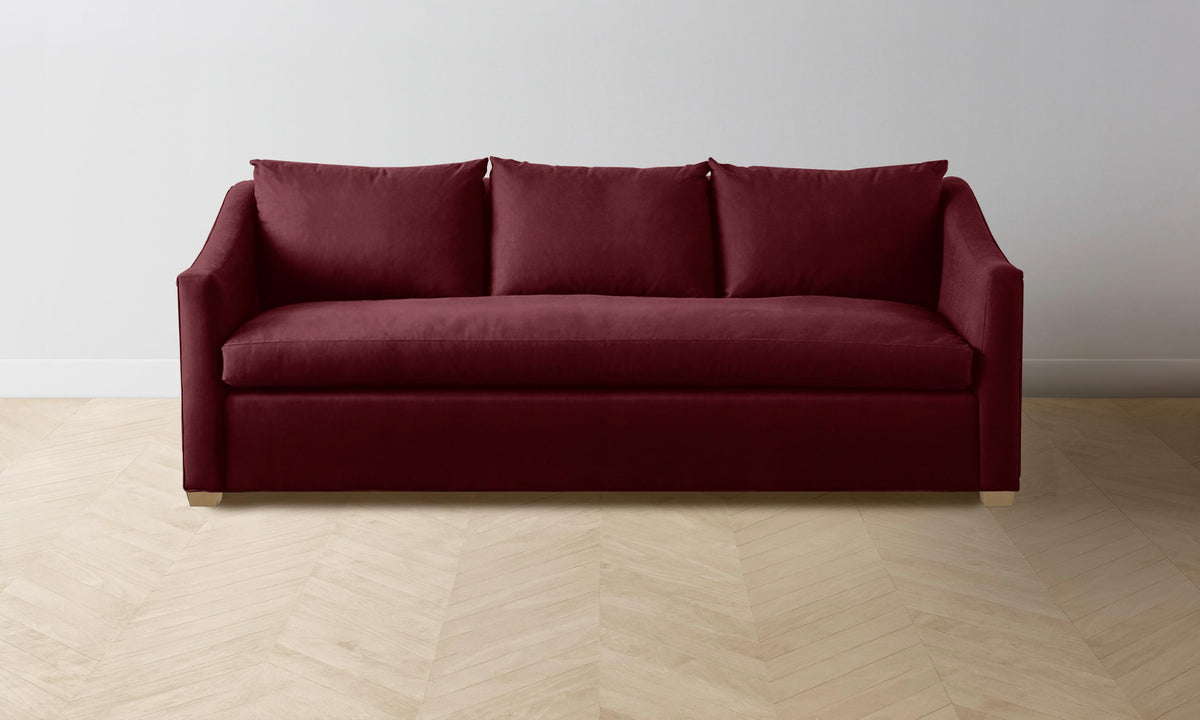 The Sullivan Sofa - Performance Velvet Merlot