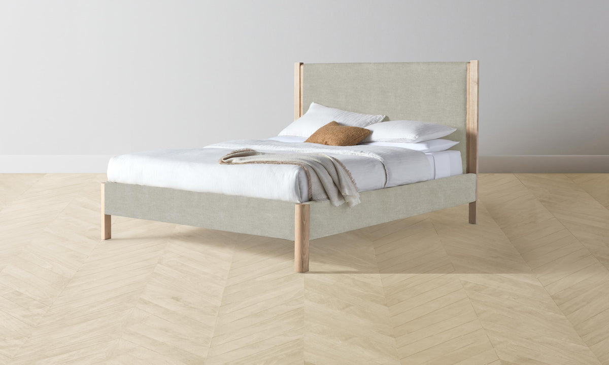 The Thompson Bed - Performance Mélange Weave Flint