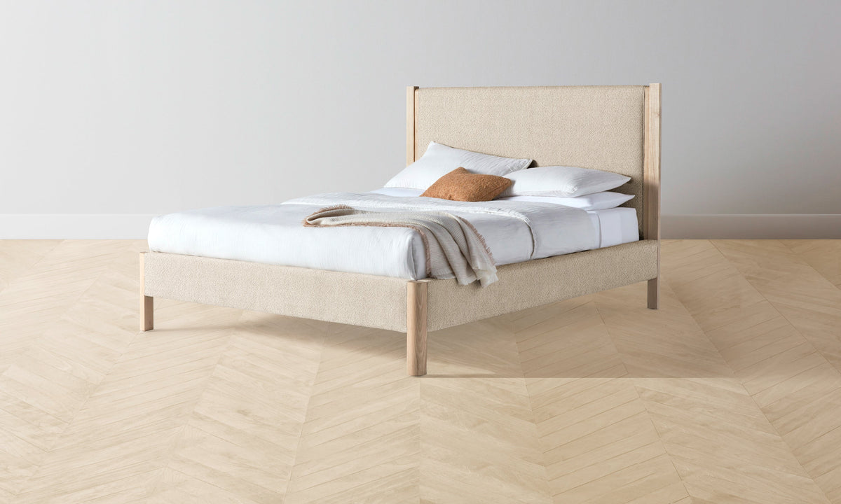 The Thompson Bed - Performance Textural Weave Savanna