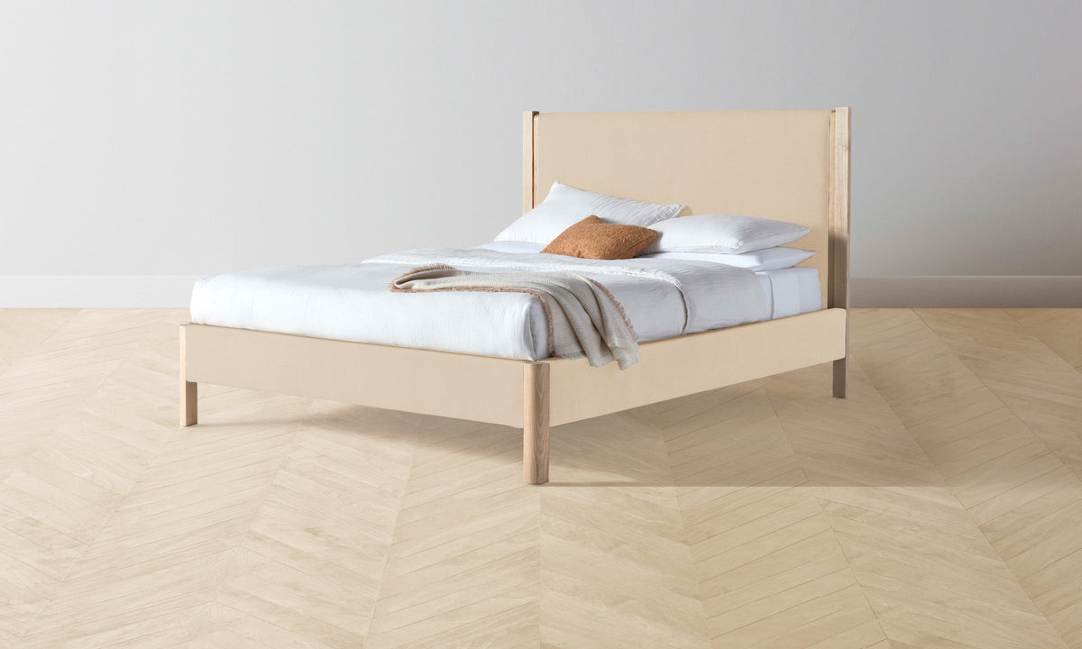 The Thompson Bed - Performance Velvet Butter