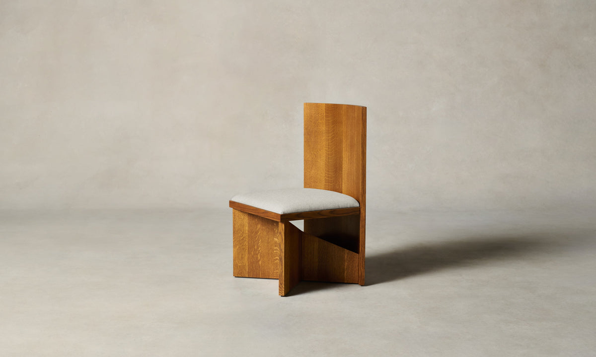 The Venice Chair - Performance Textural Weave Wisp