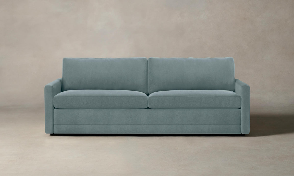 The Warren Sleeper Sofa - Performance Velvet Sky