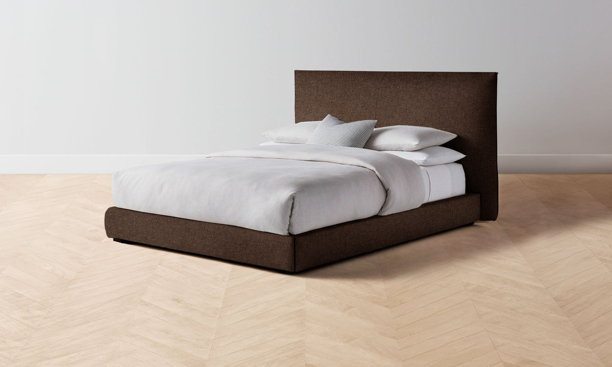 The Wythe Bed - Italian Brushed Wool Cocoa