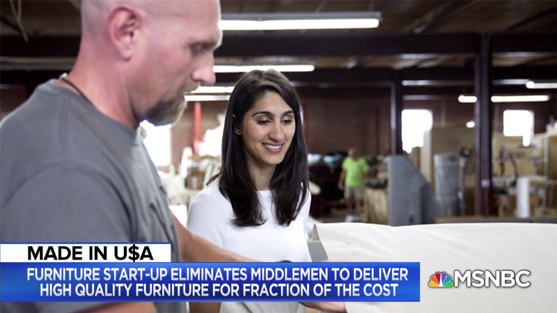 MSNBC Live: This CEO's Furniture Company is Disrupting the Industry