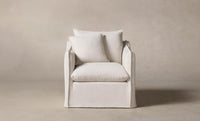 The Dune Chair - Belgian Linen Egret