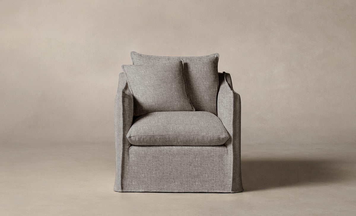 The Dune Chair - Heritage Belgian Linen Agate