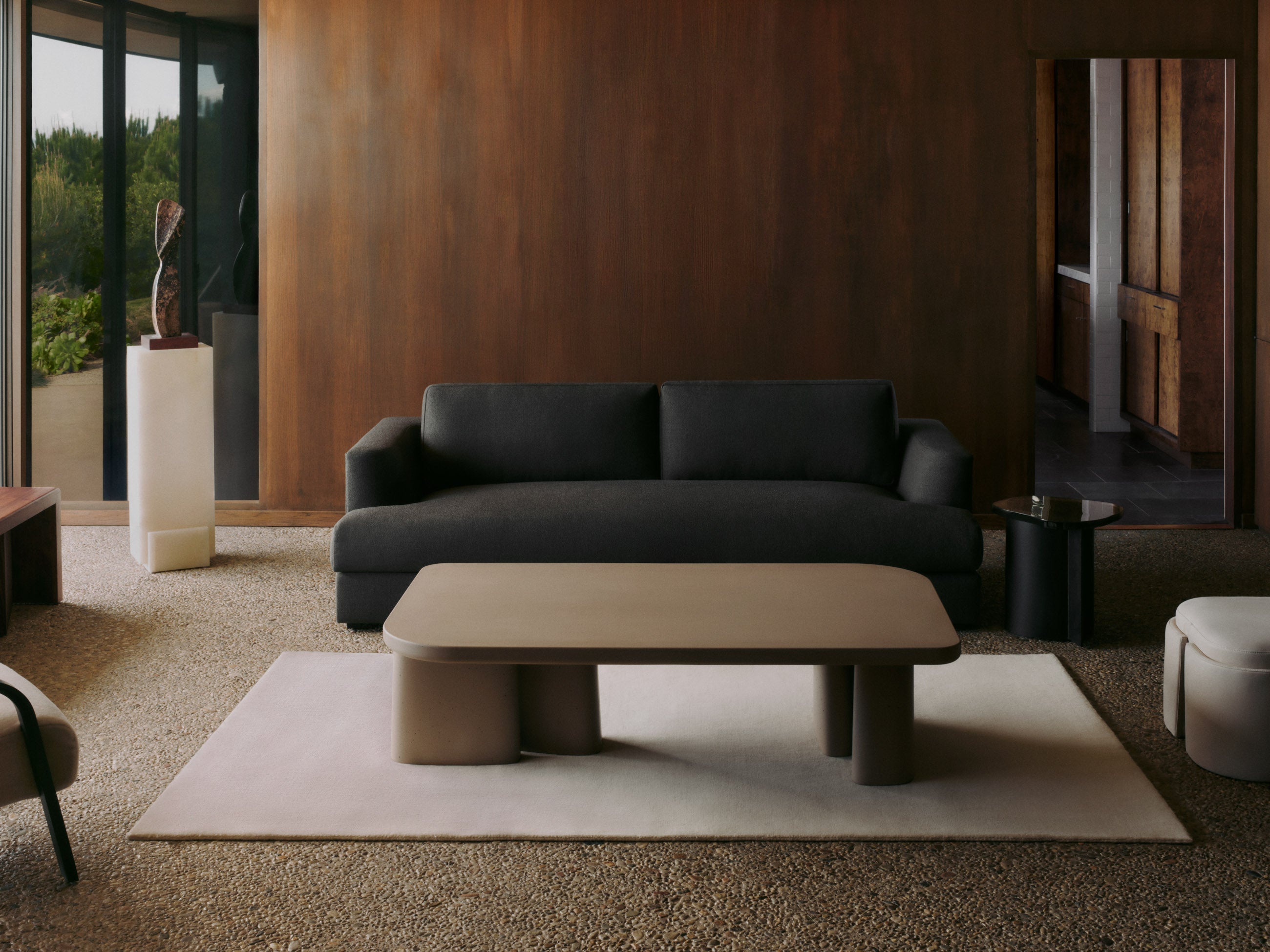The Varick Sofa - Mohair Mink – Maiden Home