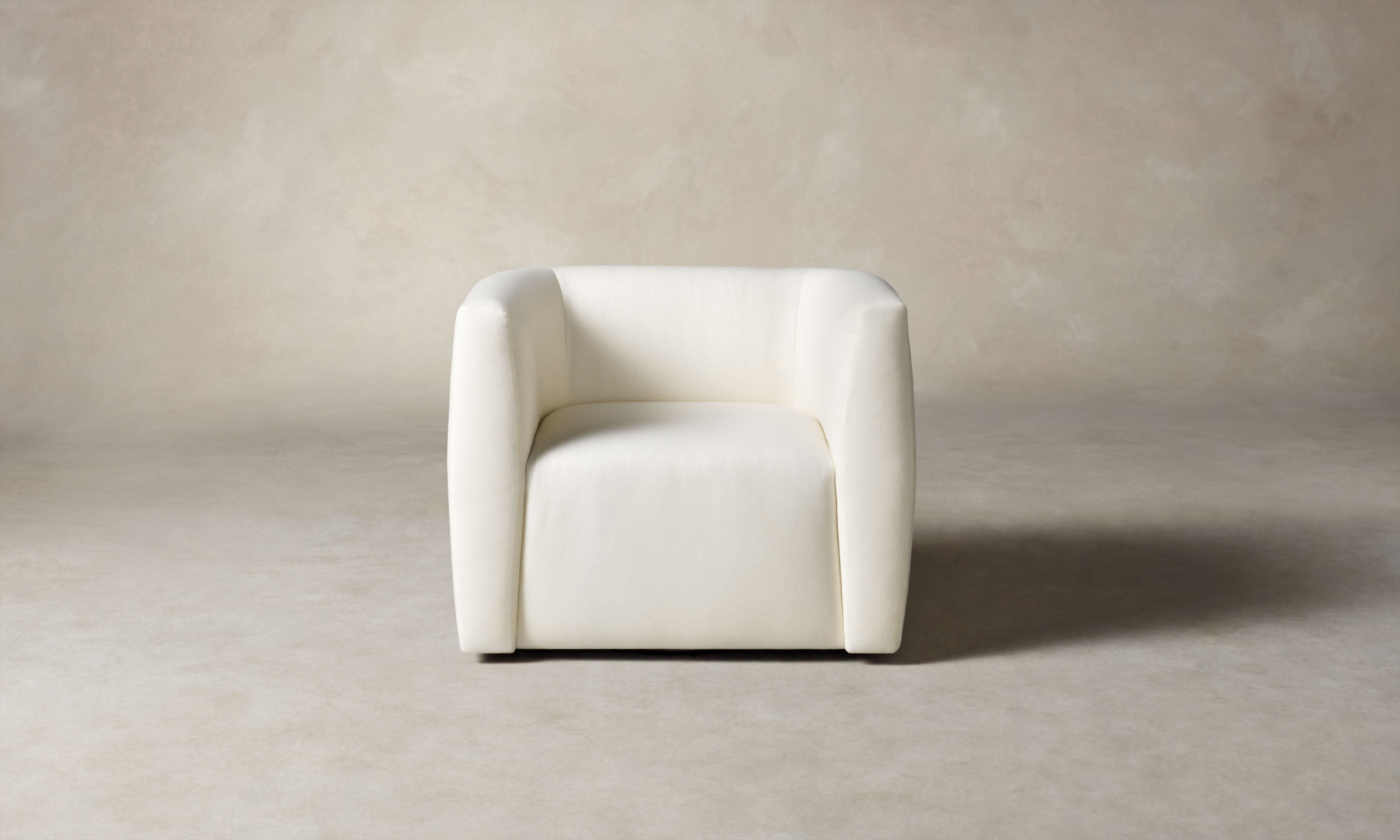 The Henri Swivel Chair - Performance Woven Chenille Steel – Maiden