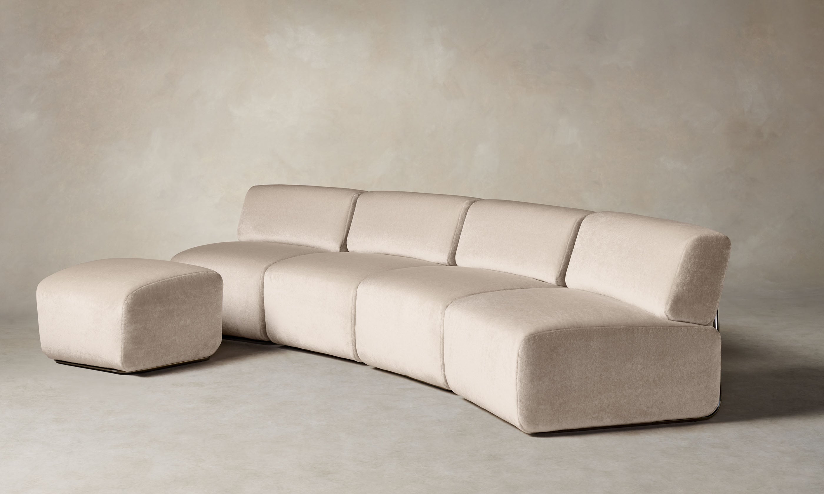 Deep white sectional online