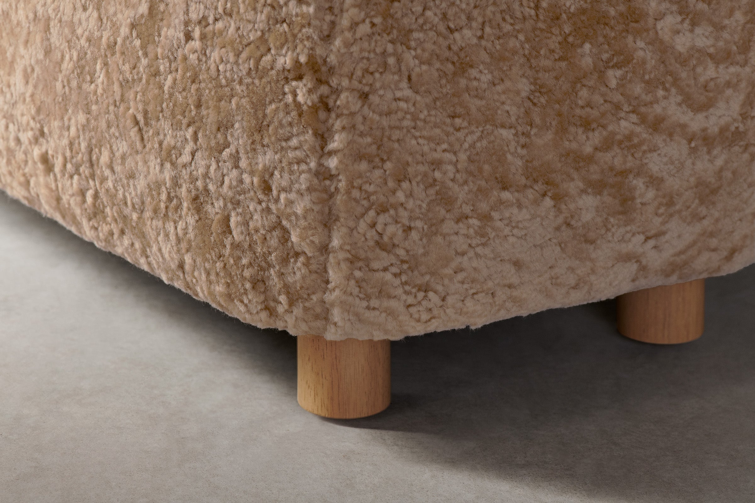 The Perry Bench - Mohair Brown Sugar – Maiden Home