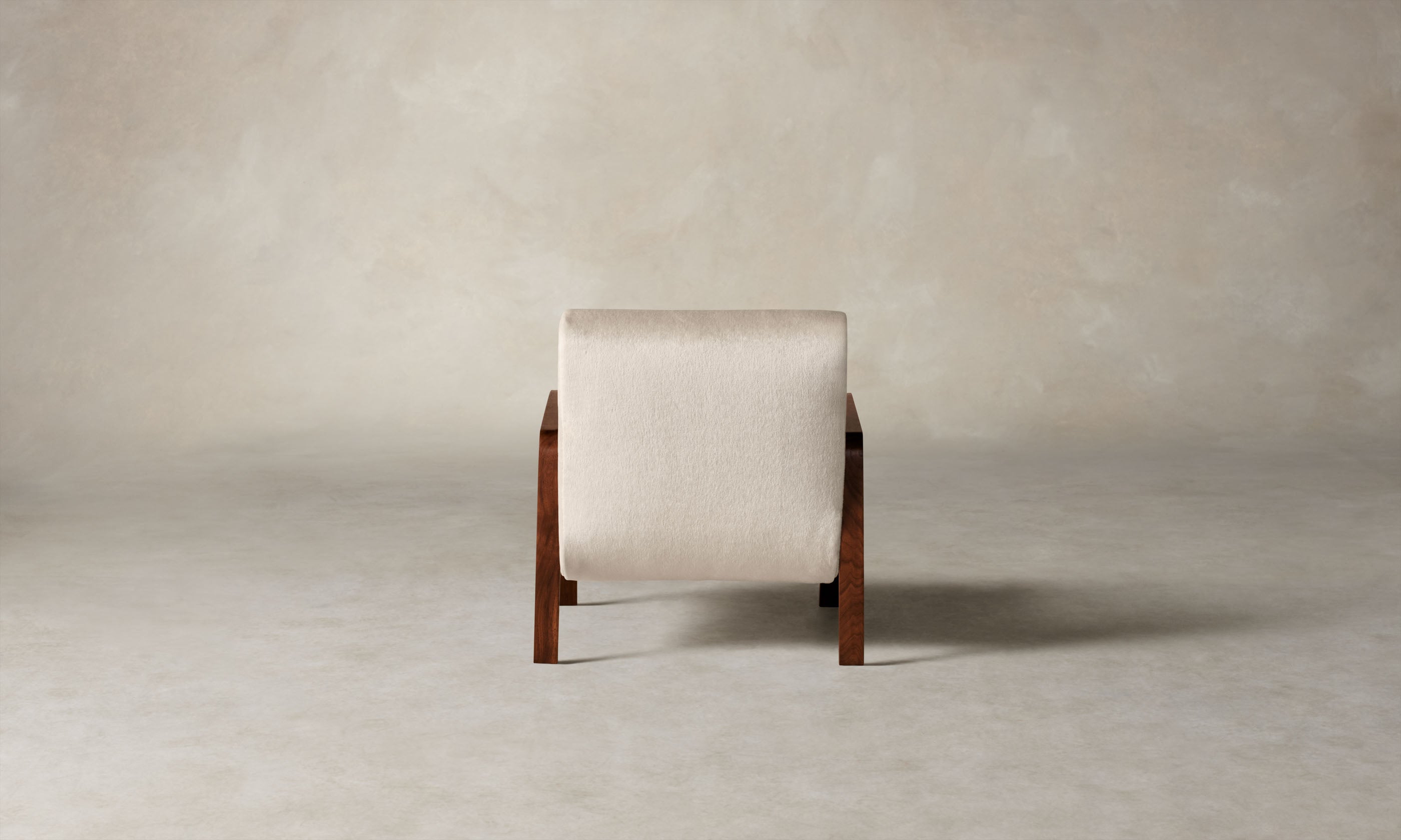 The Felix Chair - Deep Pile Mohair Limestone – Maiden Home