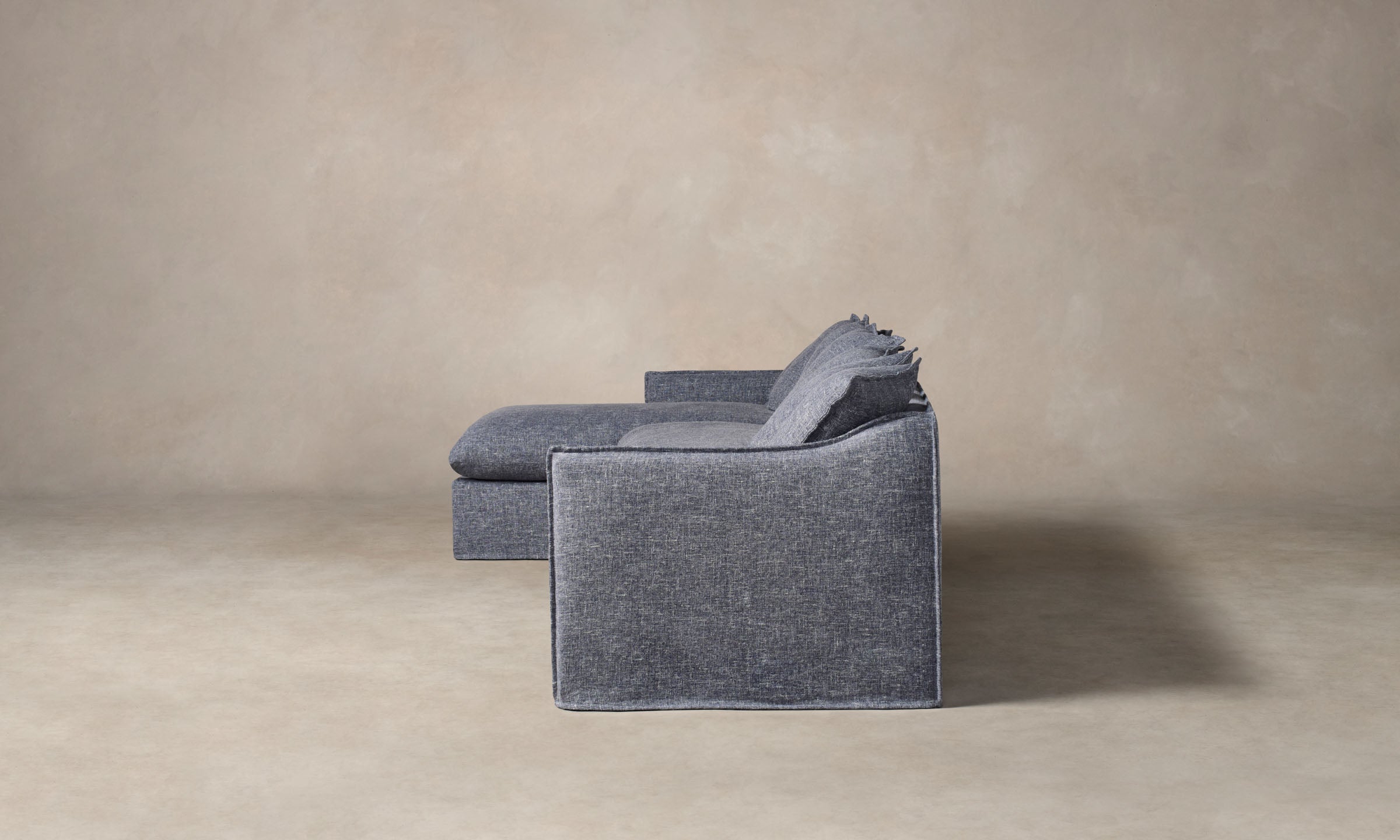 The Dune Sectional - Heritage Belgian Linen Alder – Maiden Home