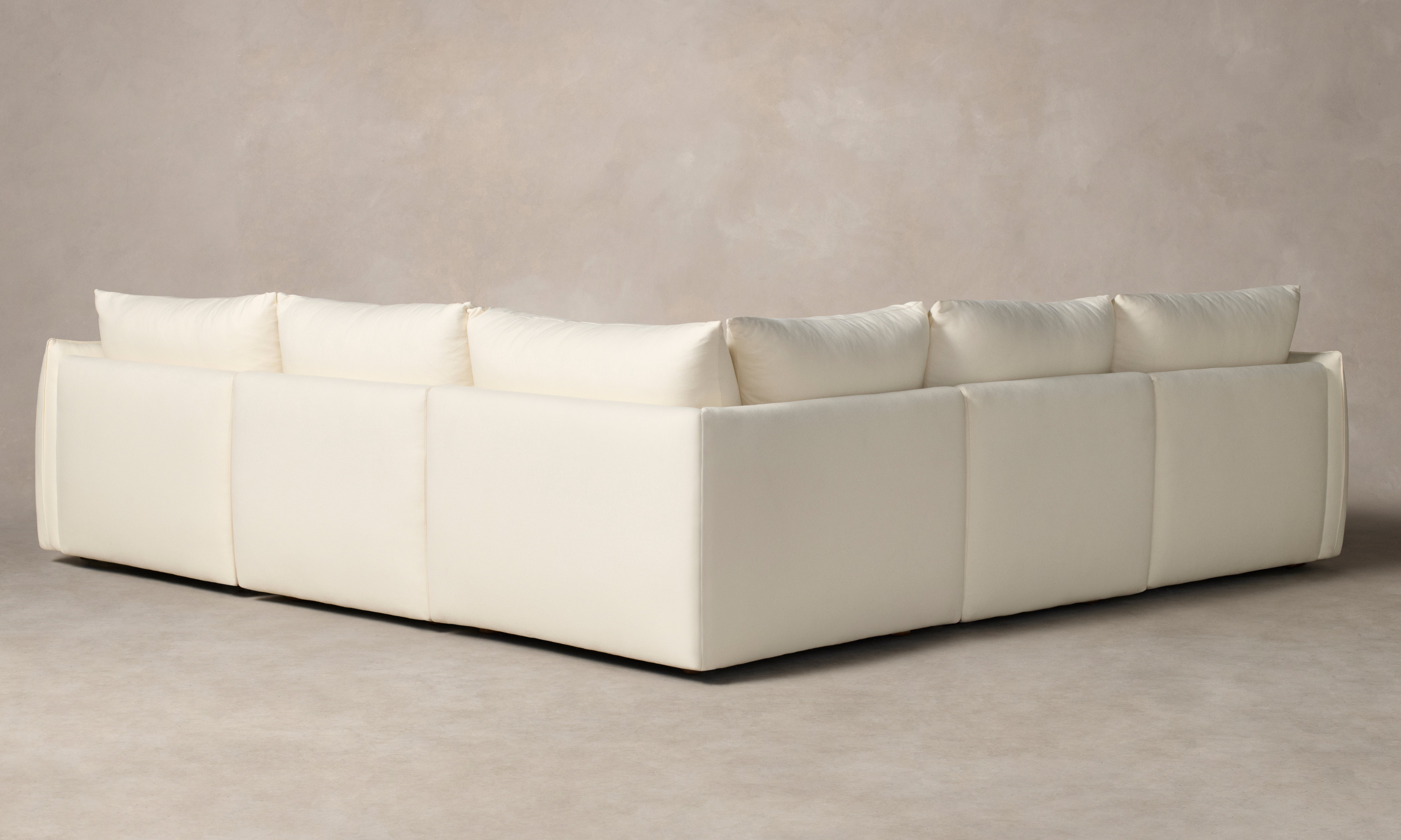 The Jones Modular Sectional - Mohair Almond – Maiden Home